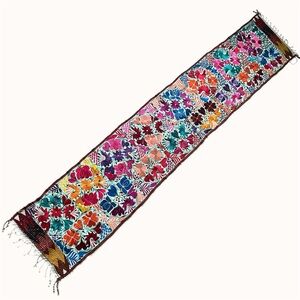 Mexican Floral Embroidered Runner